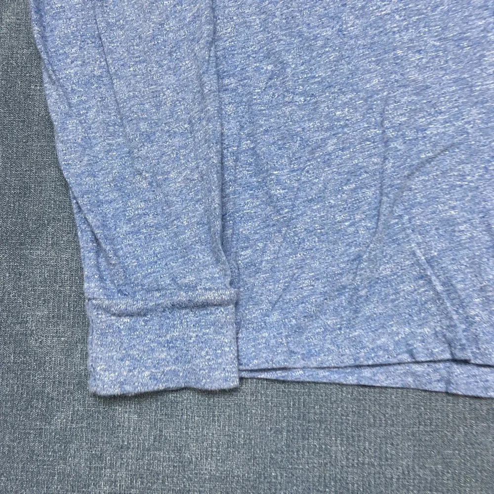 Polo Ralph Lauren Custom Slim Fit Shirt Mens Medium Blue Logo Crew Neck Comfort